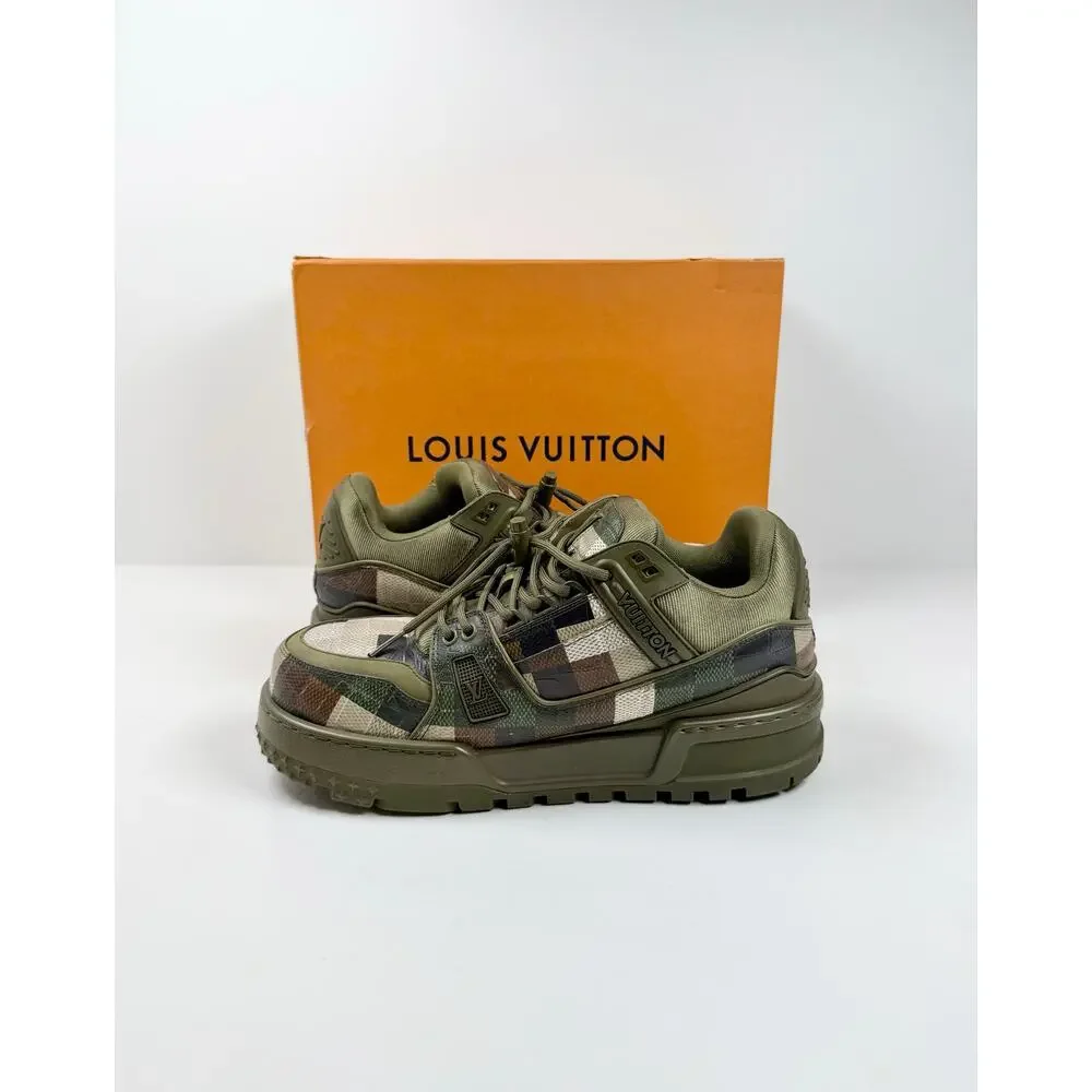 Size 8UK/9US - Louis Vuitton Maxi Green Damoflage